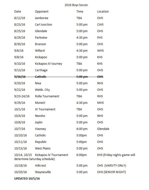 2016 boys updated soccer schedule.JPG
